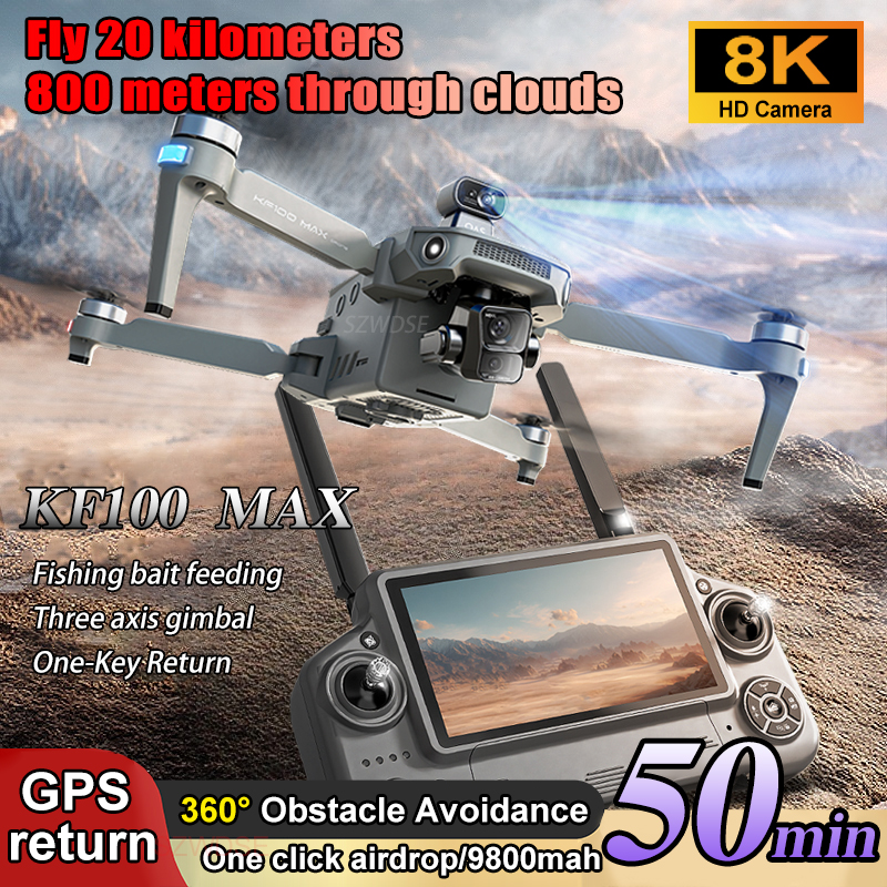 Drone Video Production - SJRC KF100 MAX 8K UHD Photo