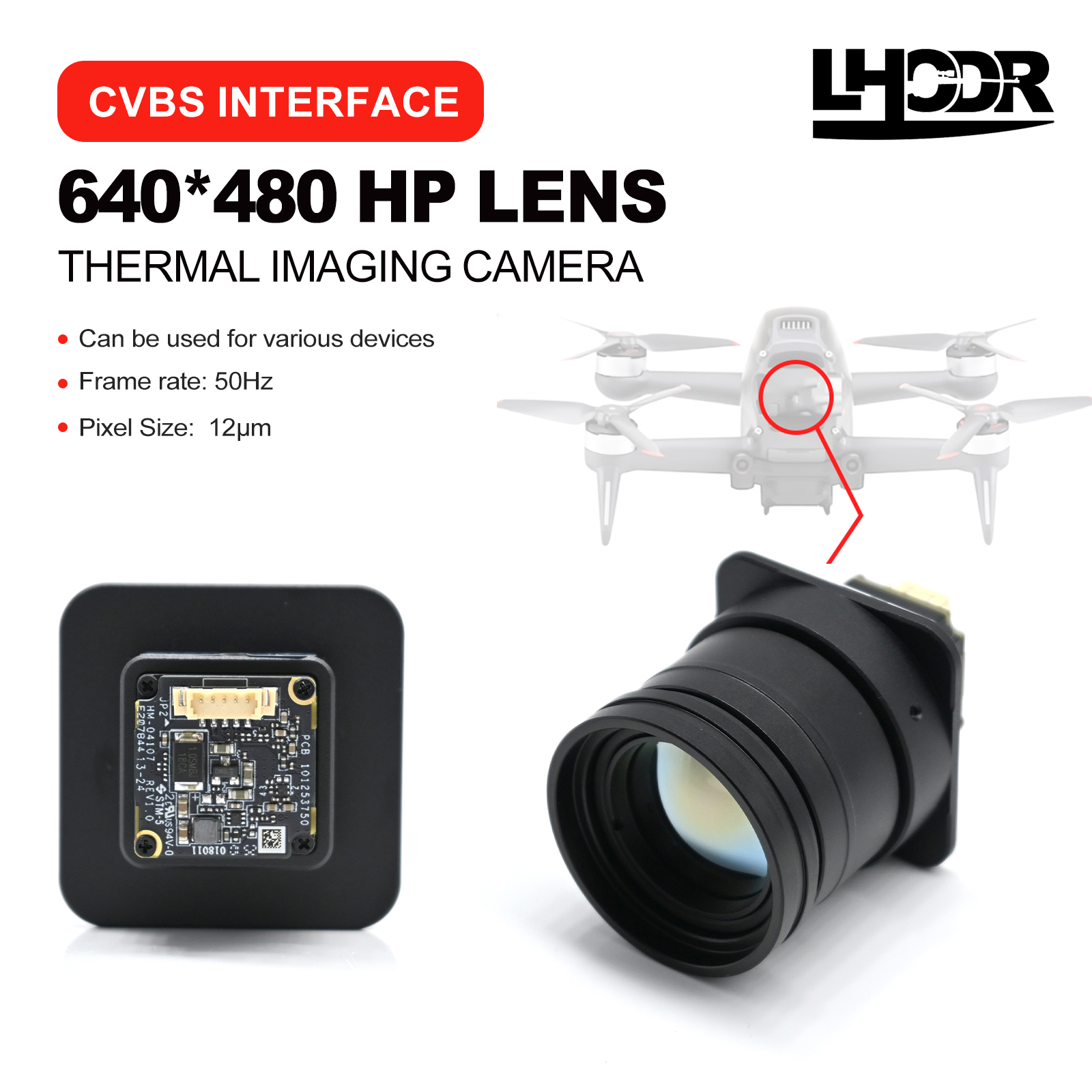 30mm 640x480 pix Drone thermal - Drone Thermal Imaging avis et prix