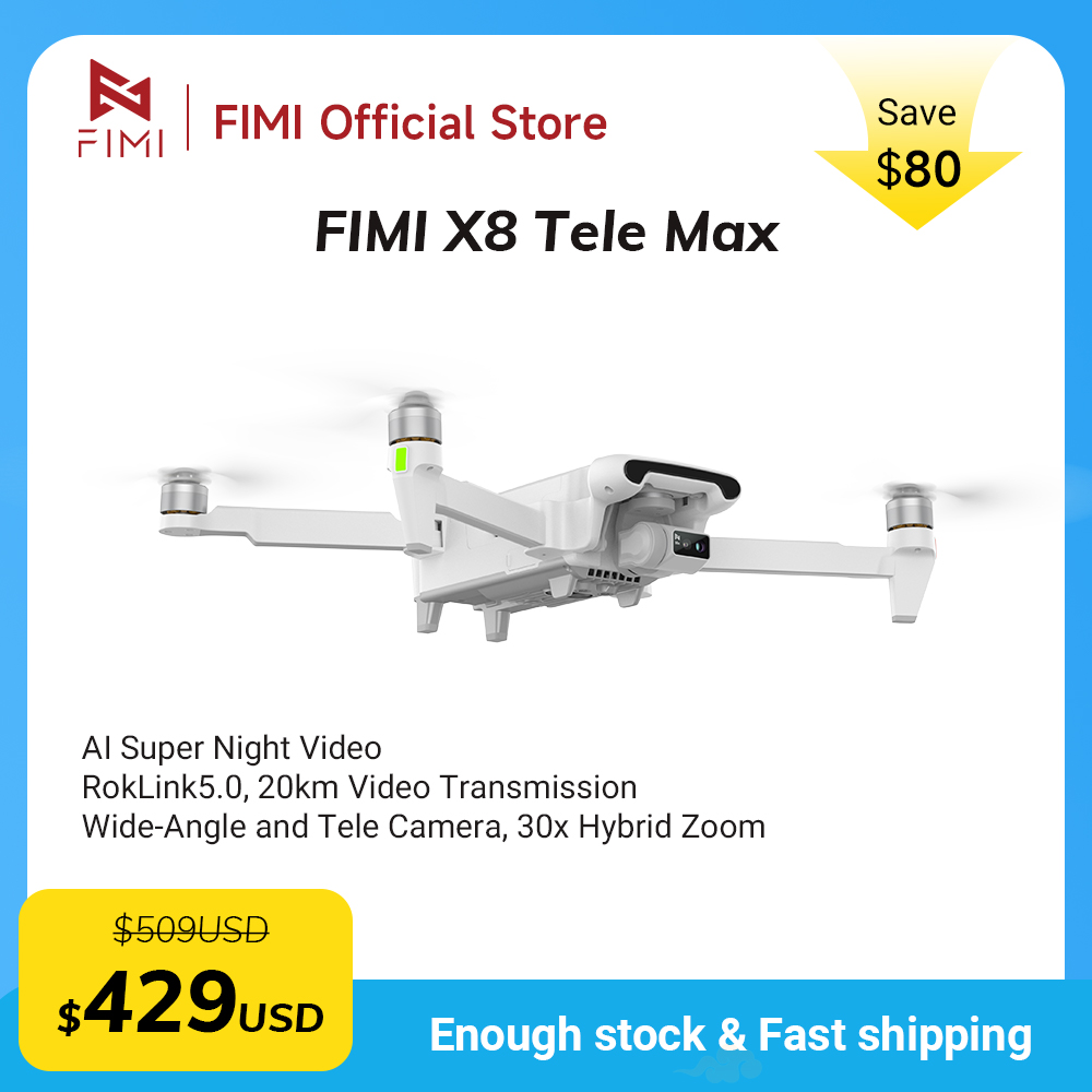 FIMI X8 Tele Max new drone Wid - Drone Thermal Imaging avis et prix