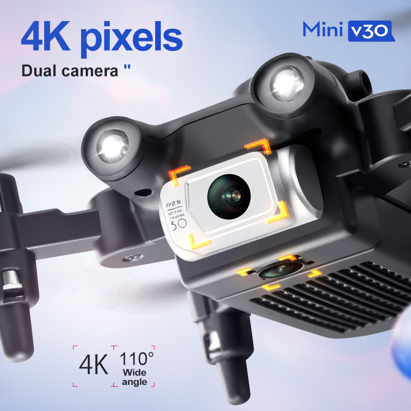 Mini V30 WiFi FPV Drone With 4 - Drone Video Production avis et prix