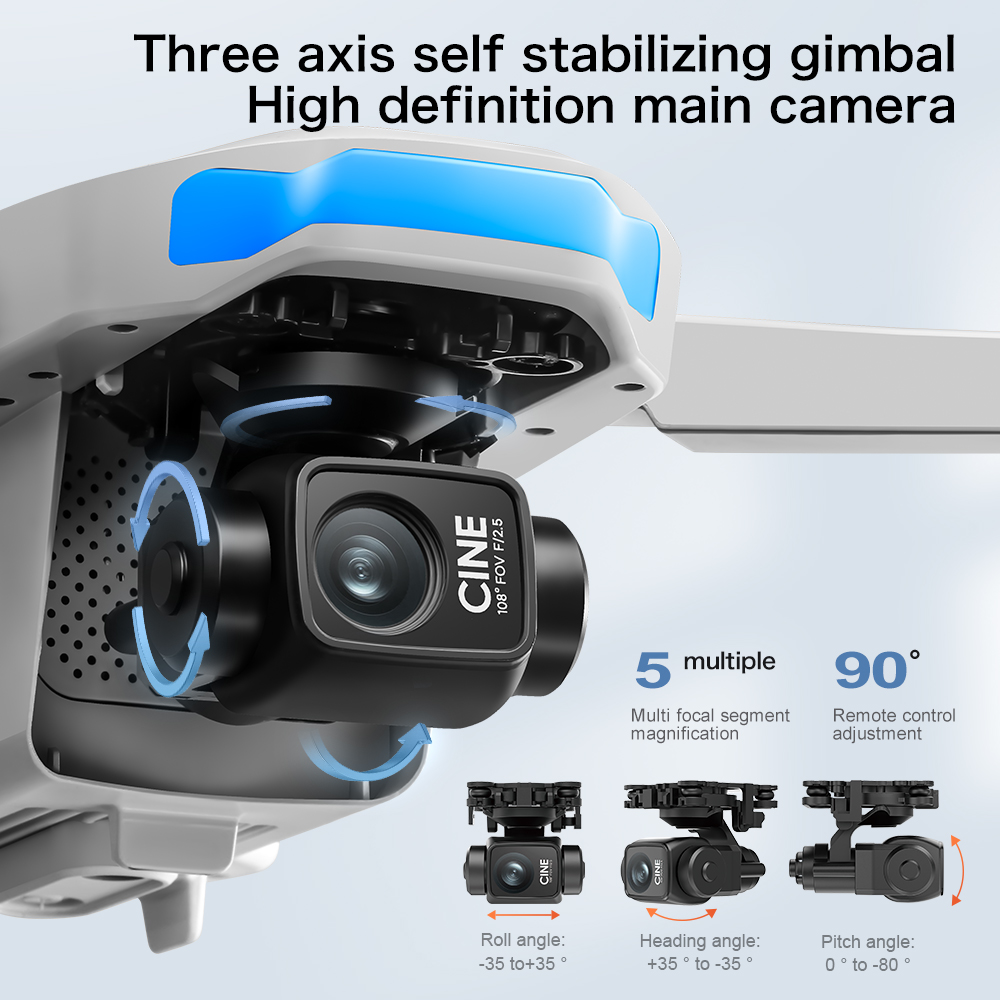 S-X1 MAX GPS Drone with 3-Axis - Drone Multispectral avis et prix