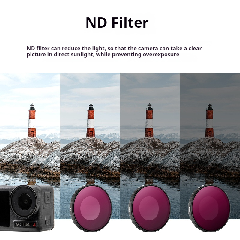 ND Filter for DJI Osmo Action4 - Drone Ndvi avis et prix