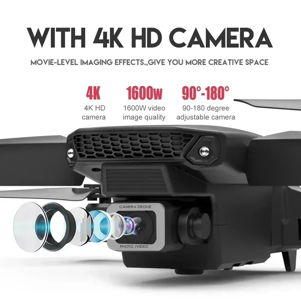 E88 Pro WIFI FPV Drone Wide An - Drone Lidar avis et prix