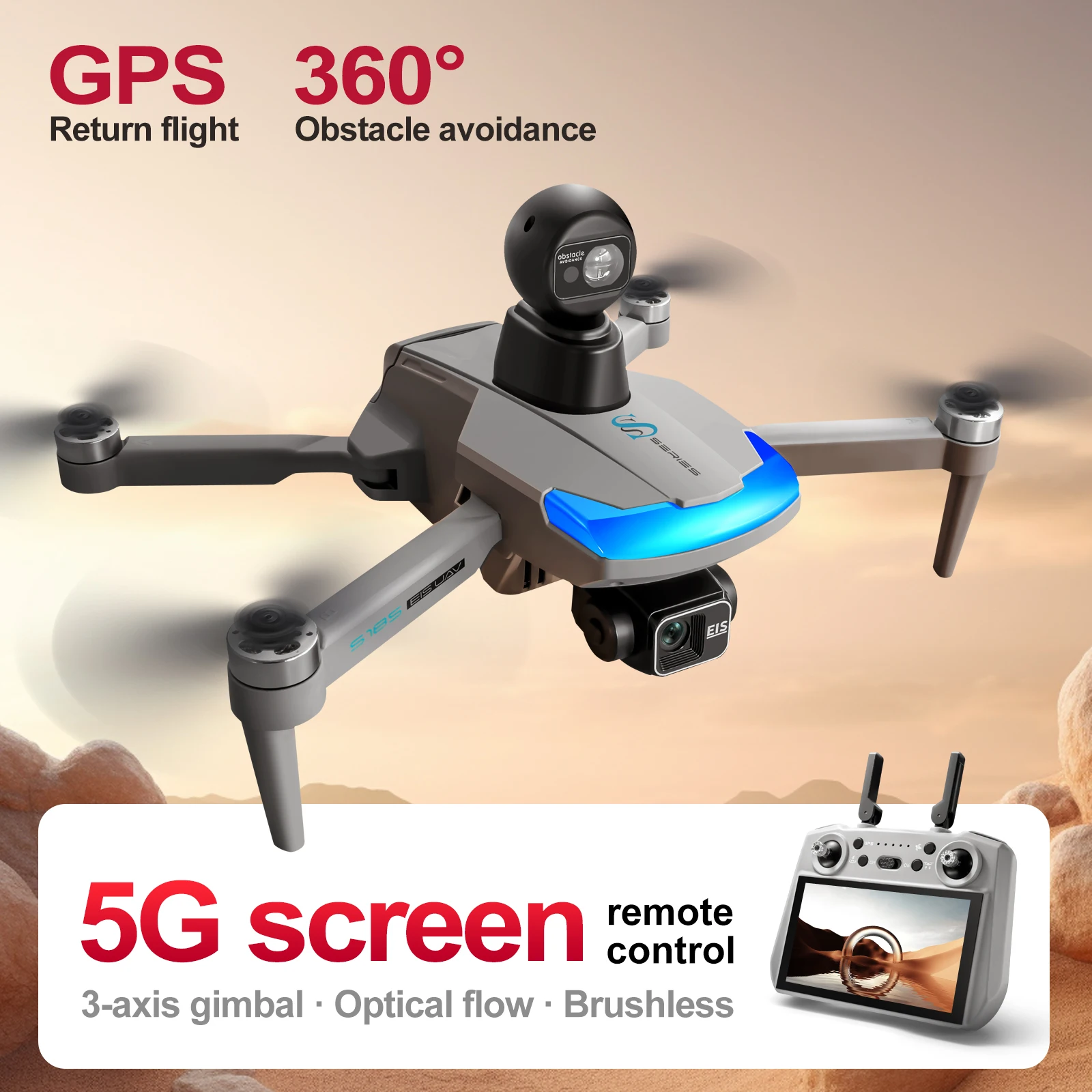 S185 Professional Drone 2.7K H - Drone Multispectral avis et prix
