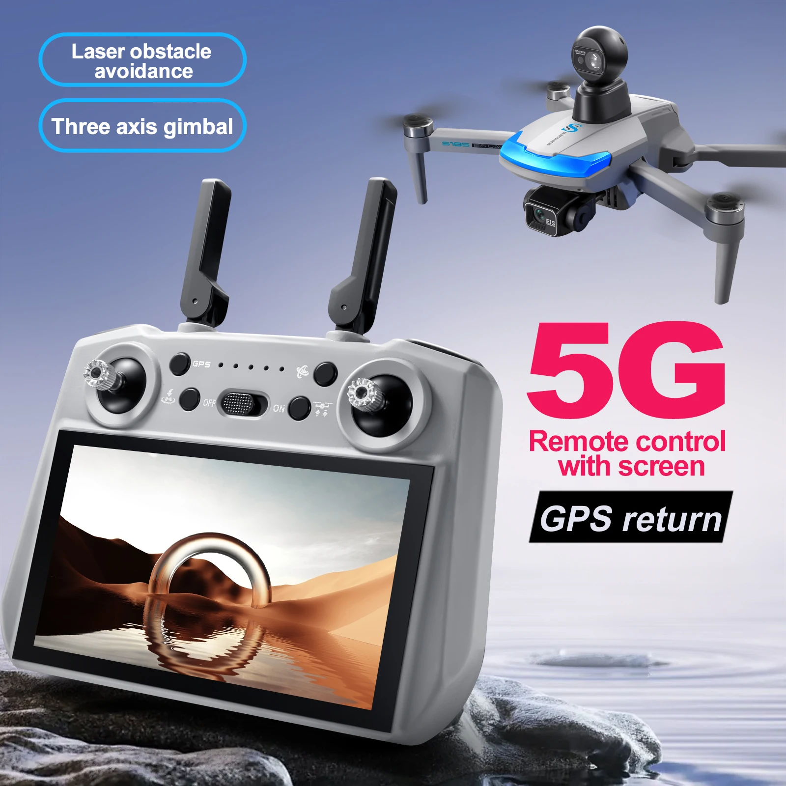 S185 Professional Drone 2.7K H - Drone Multispectral avis et prix