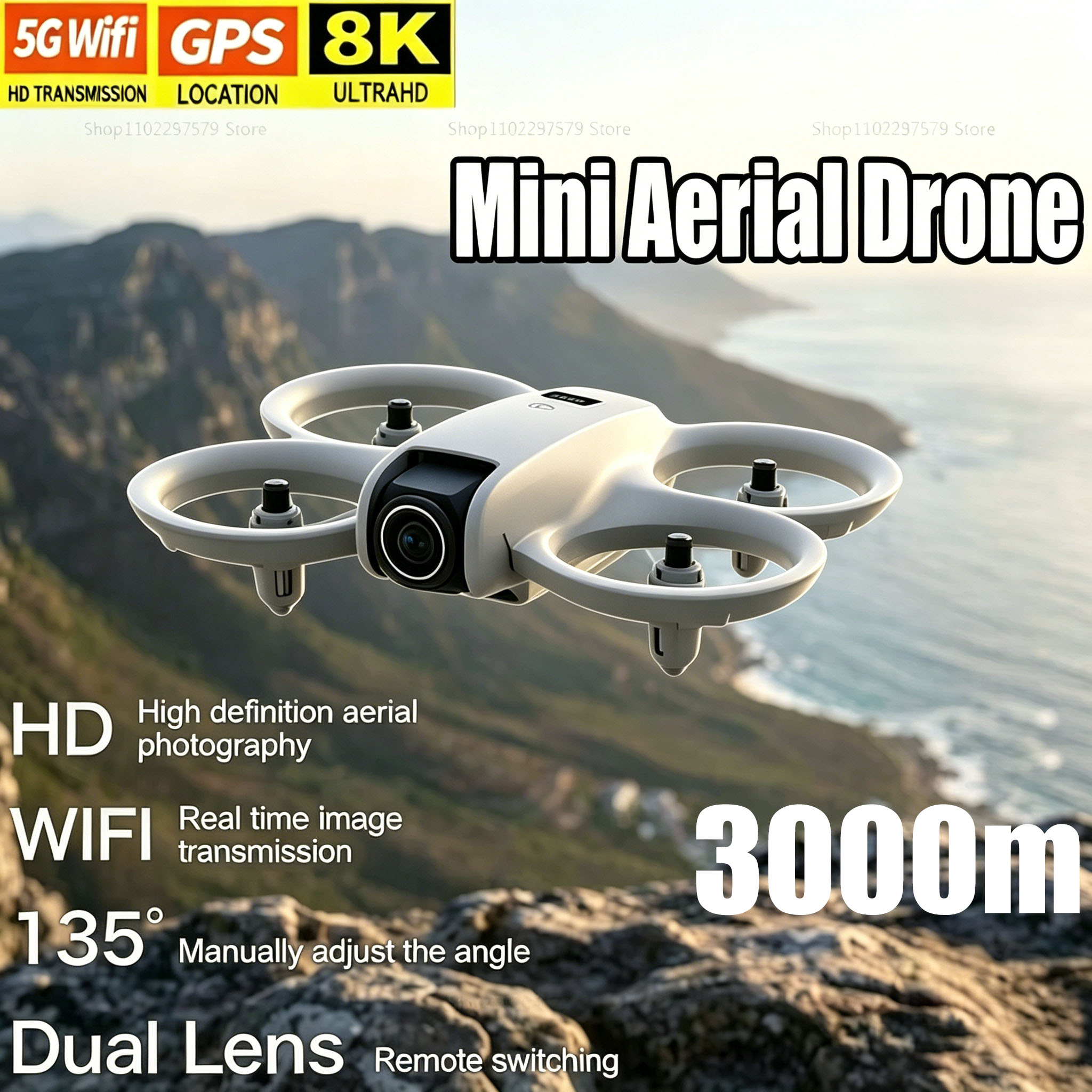 Mini Drone with 8K HD Camera F - Drone Video Production avis et prix