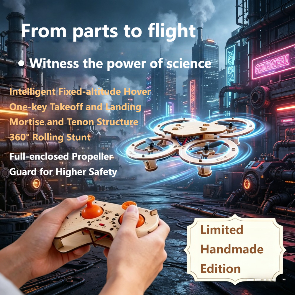 2026 New Wooden DIY Assembled  - Drone Aerial Photography avis et prix