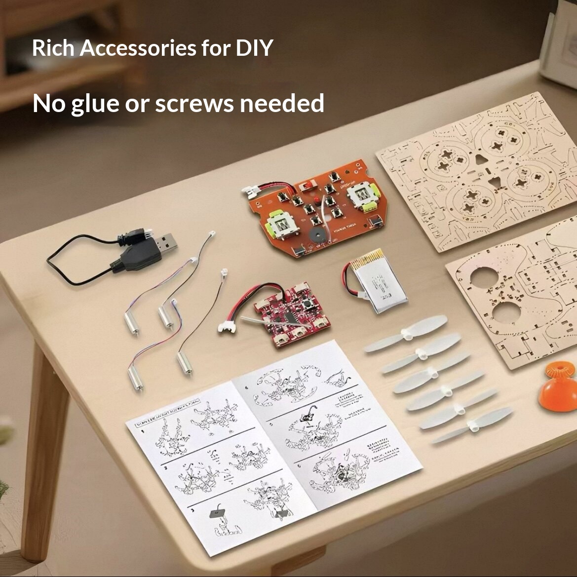 2026 New Wooden DIY Assembled  - Drone Aerial Photography avis et prix