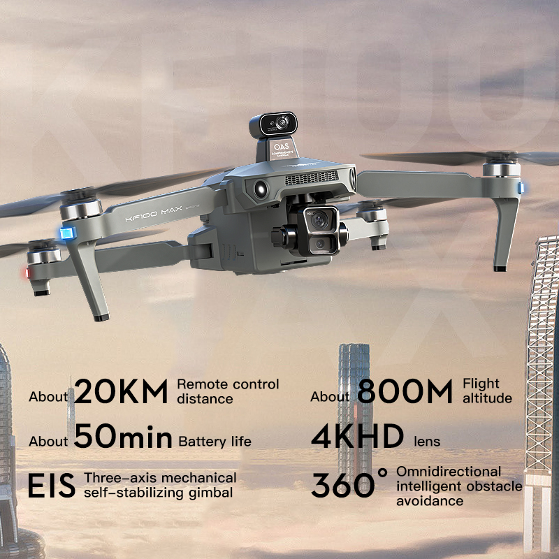 SJRC KF100 MAX 8K UHD Photo HD - Drone Video Production avis et prix