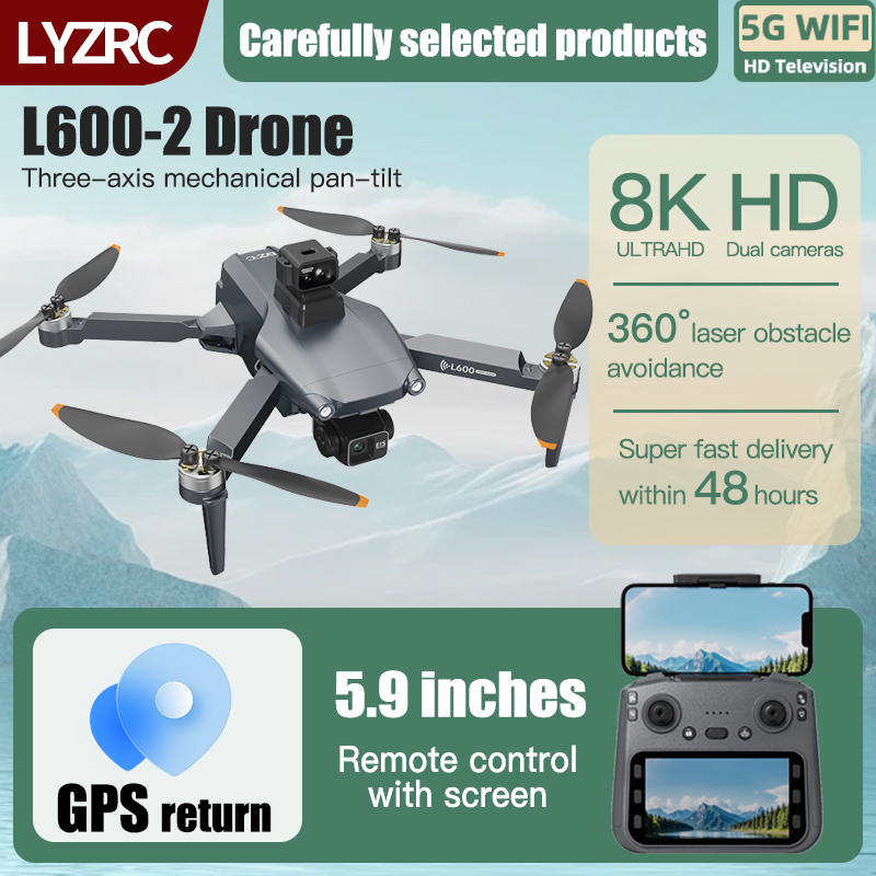 LYZRC L600-2 MAX GPS Drone 3-A - Drone Multispectral avis et prix