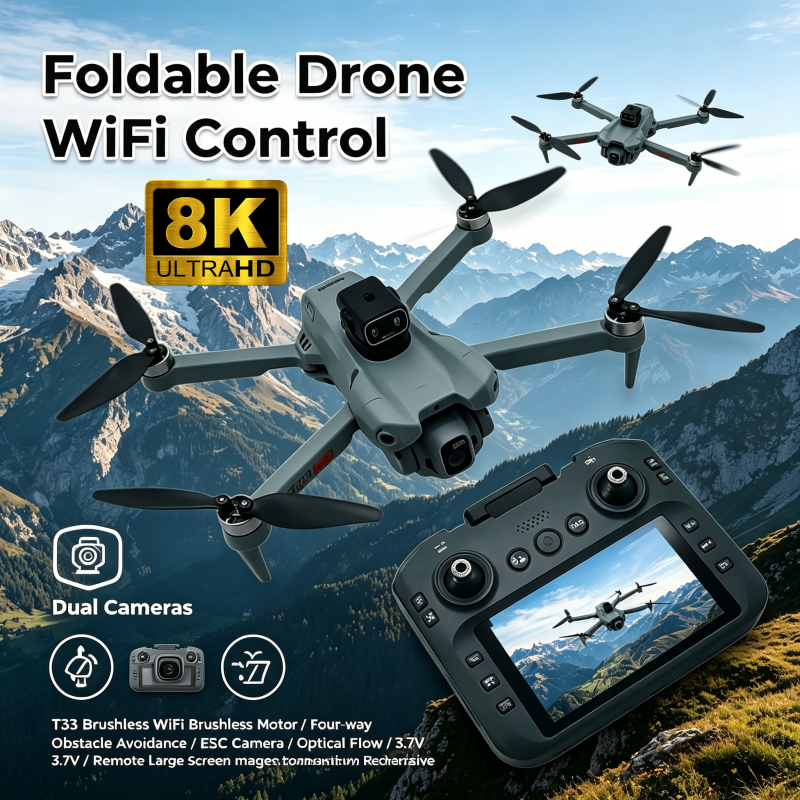 2026 New T33 RC Drone 8K Camer - Drone Mapping avis et prix