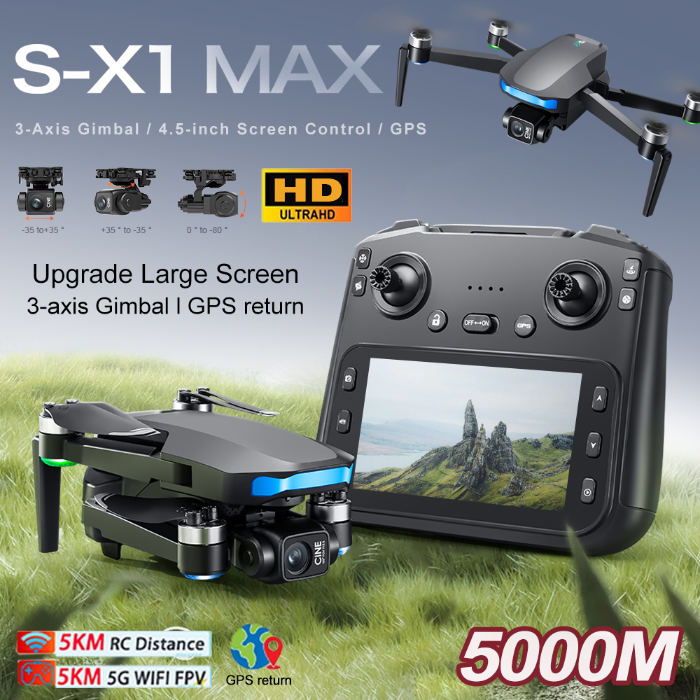 New S-X1 MAX Drone GPS 8K Prof - Drone Multispectral avis et prix