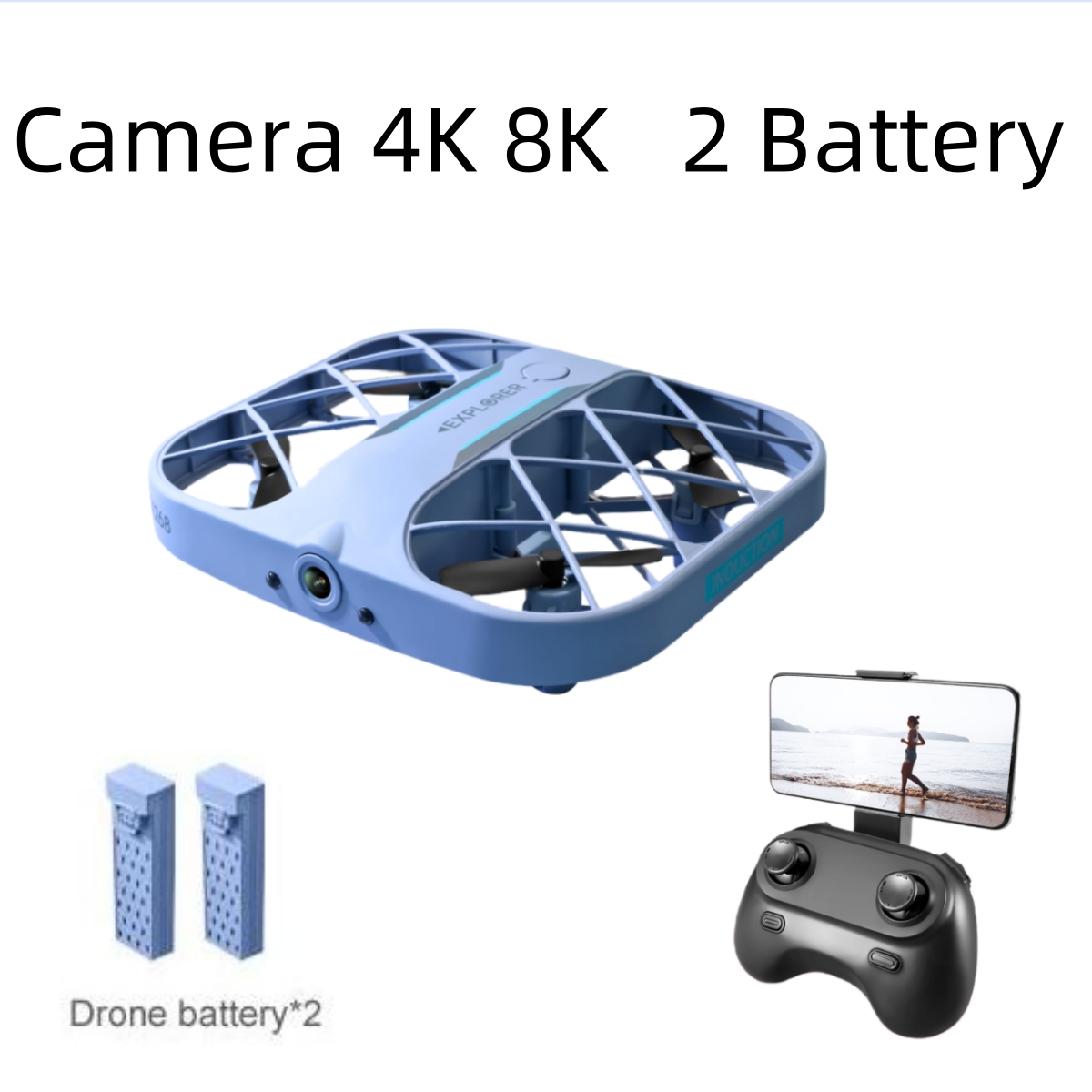 JJRC H107 FPV RC Drone with 2  - Drone Aerial Photography avis et prix