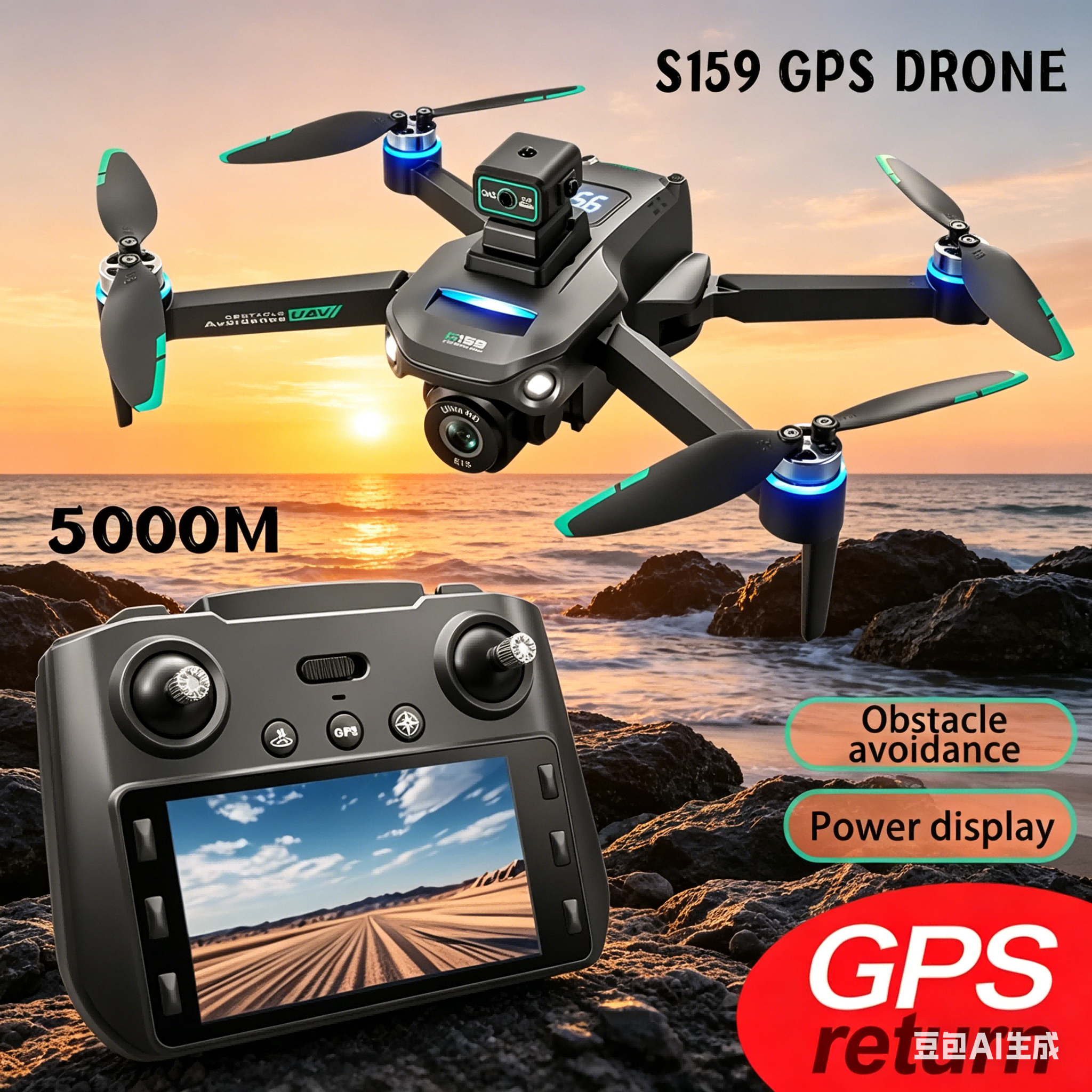 S159 GPS Drone 4K Profesional  - Drone Mapping avis et prix